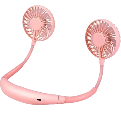 Upgrade Hang Neck Fan Pink