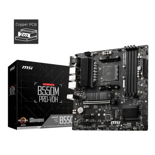 MSI B550M Pro-VDH AM4 AMD Micro-ATX Motherboard
